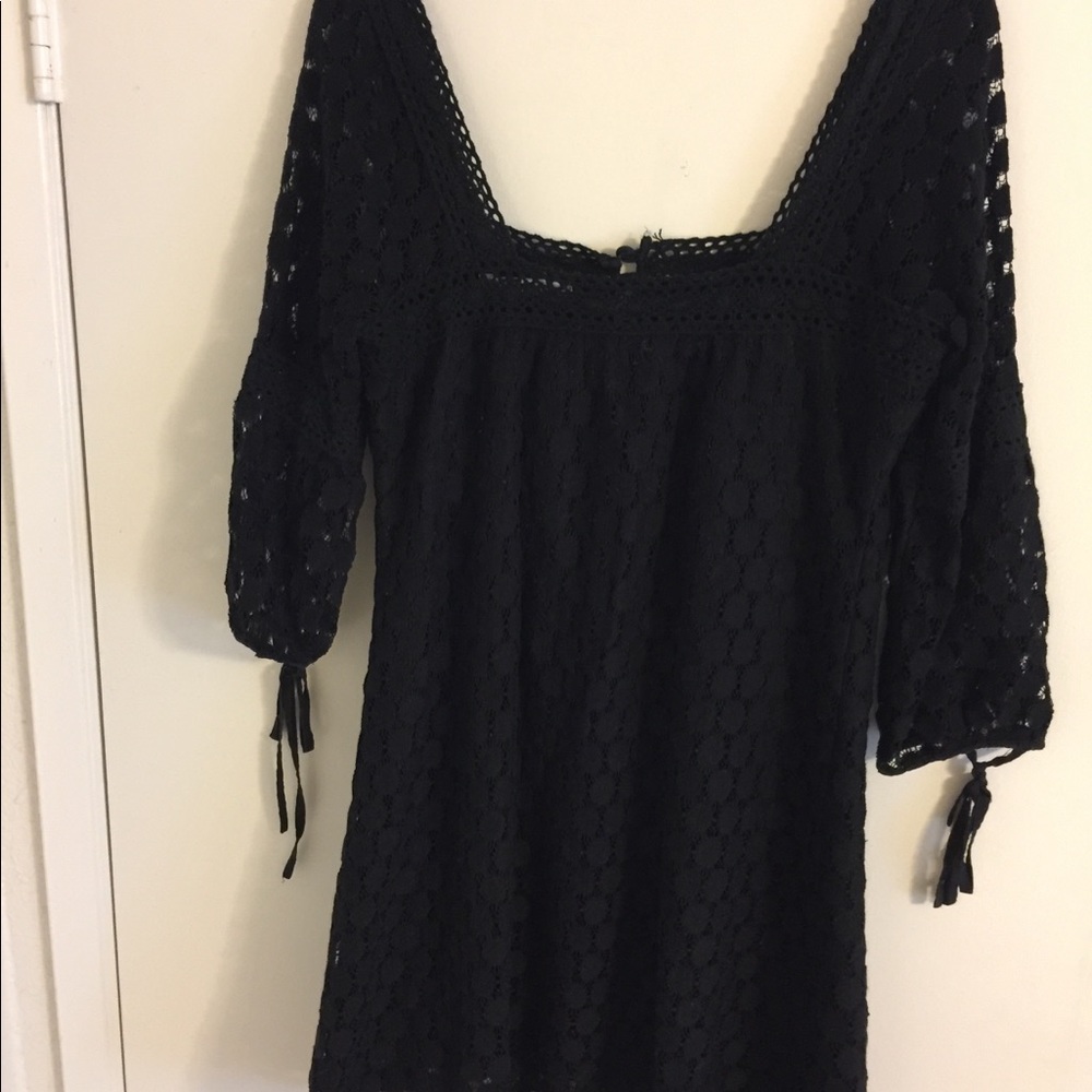 Crochet lined dress